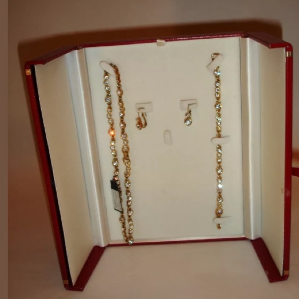 Dante Gold Plated Nickel Free Matching 3pc Set - Picture 6 of 8
